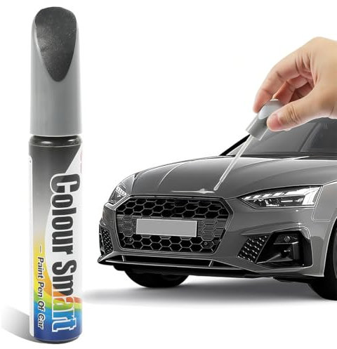 LQIOACU Removedor de arañazos para coches,Bolígrafo de retoque corporal,Retoque de pintura para coche,Removedor de arañazos para coches,Marcador de cubierta para arañazos de coche, gris, 1 pieza