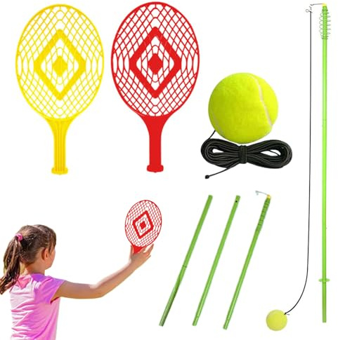 Generisch Rimbalzo da tennis | Allenatore portatile da solista – Attrezzature sportive e ricreative come compagno di gioco con feedback per esercizi di slancio