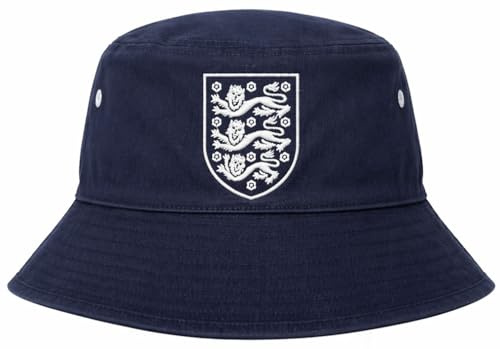 Fanatics 3 Lions England Bucket Hat - One Size (Adults) Navy Blue