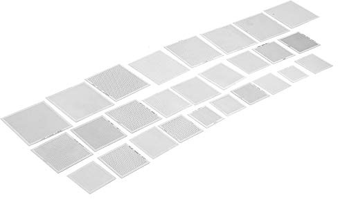 Domary 27st BGA Universal Stencils Reballing Mall Set Värmbart Rostfritt