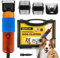 CGOLDENWALL 200W Hundeschermaschine Leise Profi Hund Katze Tierhaarschneider mit 3m Kabel, einstellbare Leistung super für Pudel Bichon Samo Frisé/Pferde/Schafe/Kaninchen