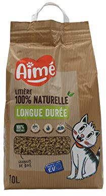 Aimé - Litière pour Chat 10L - Ultra Absorbante