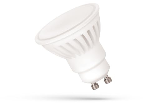 Spectrum 10 W LED GU10 Spot glödlampa 700 lm motsvarar = 55 W 910 lm kall/neutral/varm vit Effcietsklass: A (varmvit)