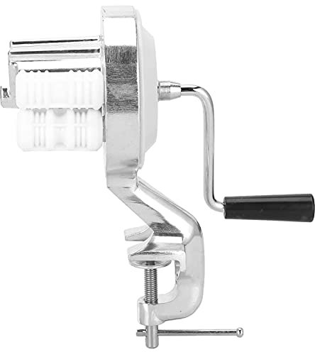 Tissting Makkaroni Maschine, Edelstahl Handkurbel Nudelmaschine Küche Versorgung Manuell Nudelmaschine Manuelle Nudelmaschine Manueller Makkaroni Maker für Heimische Küche