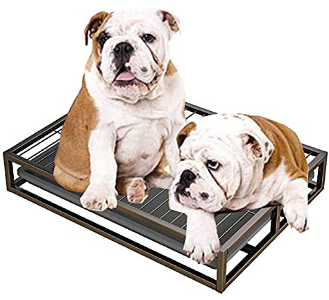 Hundetoilette Welpentoilette Extra Großes Hundetöpfchen Indoor Outdoor, Wasserdichtes Welpen-Toiletten-Trainingstablett Für Wohnungen Balkon Terrasse Veranda Toilette, Laden Sie 10-50 Kg Hunde Toilett