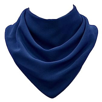 Care Designs Adult Neckerchief Bib | Waterproof Adult Bibs for Elderly | Washable Stylish Dignified Clothing Protector for Disabled Men & Women| Soft Feel & Comfortable (Navy)