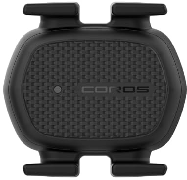 COROS Bike Cadence Sensor - Track RPMs to improve pedaling efficiency, for use during outdoor and indoor rides, plus spin bikes, Pairs with bike computers, smartwatches, or smartphones via Bluetooth