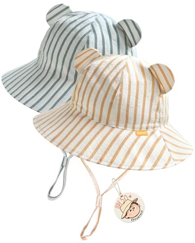 FURTALK Baby Sun Hat Infant Toddler Hat UPF 50+ Bucket Hat for Baby Boys Girls Beach Hat with Wide Brim