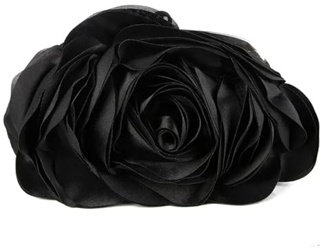 YUPLIODSX Flower Aftonväska Elegance Bärbar aftonväska för kvinnor, liten handväska för aftonklänning, bröllopsplånbok, blommig kedjepåse