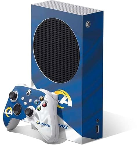 Skinit Decal Gaming Skin Compatible with Xbox Series S Bundle - Officially Licensed NFL Los Angeles Rams Design