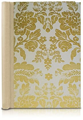 Klemmbinder Luxury Brokat Naturleinen, A5