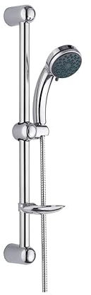 Aloni Mono Duschstange Set slim chrom