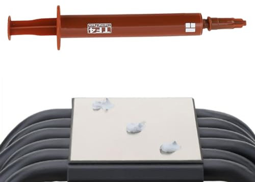 Ristyur Pasta Termica | Conduttività Termica Fai da Te per Prodotti elettronici da 50 g | Grasso siliconico per Pasta Termica per dissipatore di Calore CPU ad Alte Prestazioni per Chip