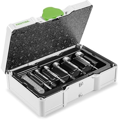 Festool Forstnerbohrer Set SYS3 S 76-FB CE-SORT/5 – Bohrer-Set 5-teilig für präzise Holzbearbeitung im Systainer, Ø 15–35 mm, professionelles Holzbohrer Set