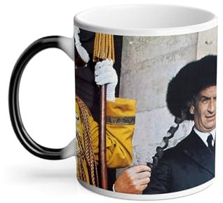 Thermoreagierende Tasse Magische Tasse – Rabbi Jacob Papillote Louis De Funes Comedie – 325 ml