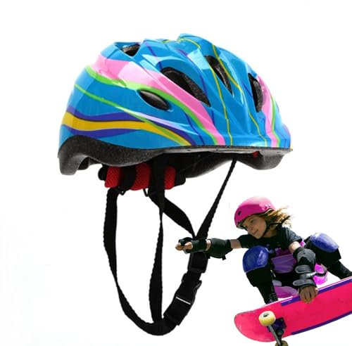 Vllold Fahrradhelme – Sporthelme, atmungsaktive Kinder-Fahrradhelme für Kinder im Alter von 5–10 Jahren, verstellbare Kinderhelme für Radfahren, Skateboard, Roller