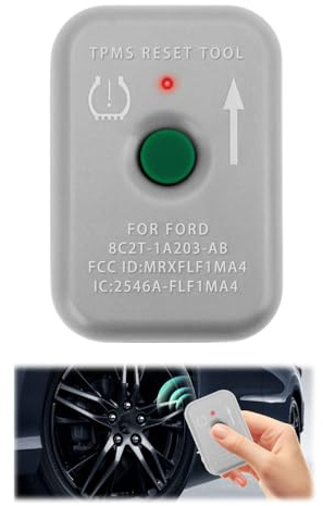 NIRJIK TPMS Relearn Tool TPMS-19, Tire Pressure Reset Device Tool Compatible with 8C2Z-1A203-A and 8C2T-1A203-AB, Portable TPMS Reset Tool for Tire Pressure Sensor Relearn Programming Training