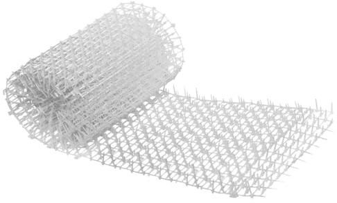 Kattavskräckande matta 200 x 30 cm skärbar anslutningsbar plyschhuvudmatta med 4 U-formade spikar kattspikar för trädgård balkong dörr soffa spikar