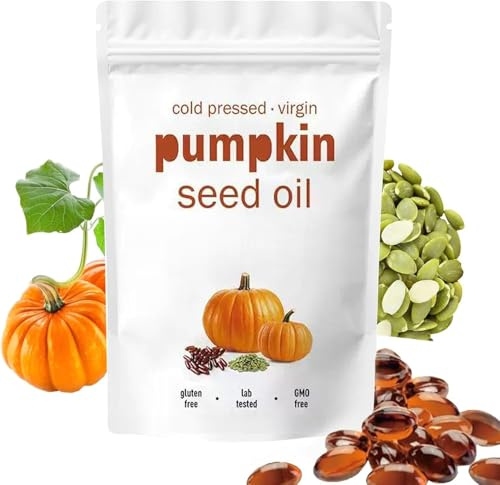 Capsule di olio di semi di zucca Saw Palmetto – Puro olio vergine spremuto a freddo