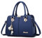 FORRICA Handtaschen Damen Elegant Henkeltasche mit Schön Anhänger Mode Frauen Schultertasche PU Leder Umhängetasche für Einkaufen Pendeln Blau