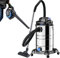 DMS Industriestaubsauger mit 2000 Watt | Nasssauger | Trockensauger | Laubsauger | Laubbläser | Edelstahl | Blasfunktion | beutellos | 30 Liter Fassungsvermögen (Blau)