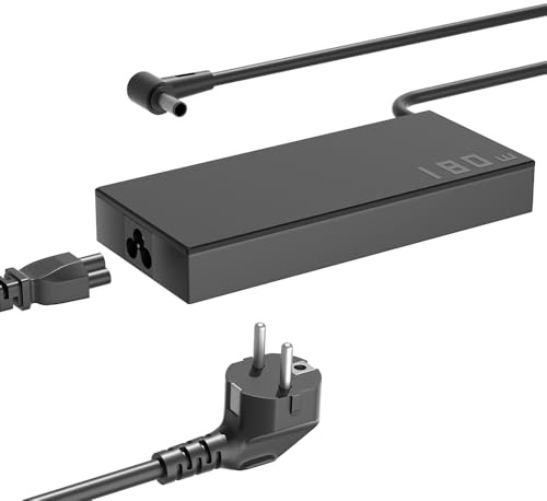 SLRIOYS 180W Nätadapter Laddkabel Kompatibel med Asus TUF Gaming A15 A17 FA506 FA566 FA706 F15 F17 FX505 FX516 F705 FX706 TUF505 TUF516 TUF705 TUF706 FA706II FX505D FX506L FX506H FX705D FX706H laptop
