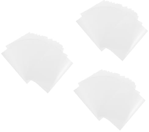 Angoily 3 Series Película Protectora Contra El Polvo Diamante Liberar Papel Antiadherente Papel De Vidrio Adhesivo Imprimible Película De Dibujo Blanco 40 Piezas X 3