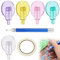 TUKNN DIY Diamant Malwerkzeug,5D Diamond Painting Werkzeug,LED Diamant Malerei Bohrstift,DIY Diamant Malerei Stift mit Licht Zubehör,Diamant Malerei Zubehör, mit 5 Rollenrad, für Diamant-Bohrstifte
