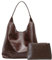 Handtasche Damen Weiche Leder Slouchy Tote Bag Shopper Tasche, Groß Hobo Tasche Umhängetasche Vintage Schultertasche Beuteltasche Tragetasche mit klein Geldbörse ür Arbeit & Reisen Shopping