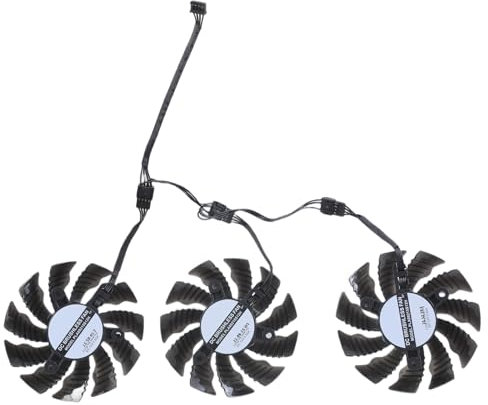 Whltzf Ventilador Tarjeta Video 82 Mm 4pin Reemplazo Instalación Fácil para RX6800 6800XT 6900XT Gestión Tarjeta Gráfica Ventilador Video Computadora