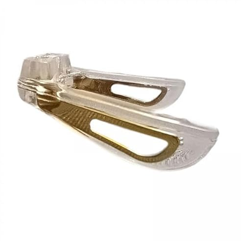 Sdlnklm 6x Puente de Silla de Montar para Gafas, Almohadillas Nasales de Silicona, Puente de Metal para Gafas (Mismo)