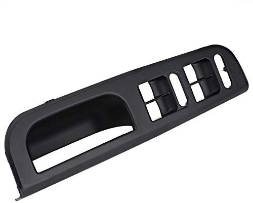 Bedienfeldblende, Car Master Fenster Schalter Bedienfeldblende mit Stoßgriffblende(Schwarz)