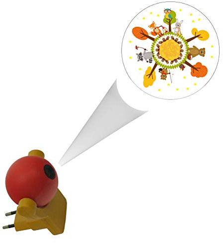 Niermann Standby 80053 Stecker-Nachtlicht Waldtiere, gelb