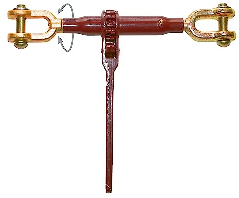 Swivel Jaw Turnbuckle Ratcheting Load Binder Tie Down Waste Management, Equipment Handling, Transport Cargo Control 6,600 lbs | Pro Quality | Max Capacity 19,800 lbs