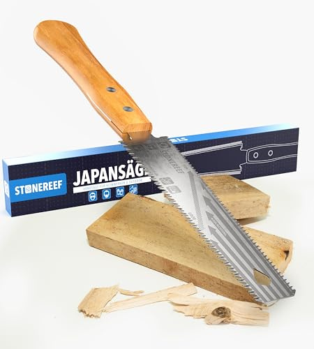 Sega giapponese Ryoba [300 mm] – Sega da traino con precisione – Sega a mano giapponese per legno, plastica e modellismo, sega a tasselli professionale per lavori in legno