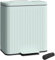 HOMCOM Dual Kitchen Bin, 2 x 20L Double Bin for Recycling and Waste, Fingerprint-proof Pedal Bin with Soft-Close Lid, Removable Inner Buckets, Rubbish Bags, Green