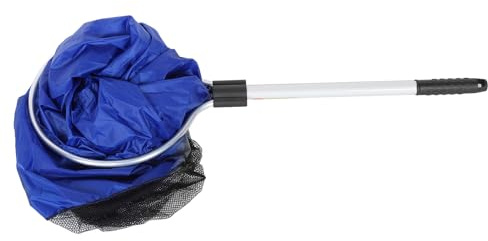 Ausla Stort Akvarienät, Akvariumfisknät i Aluminiumlegering 30 Cm Huvud 50 Cm Handtag, Mjukt Nät för överföring och Fångst Av Fisk, för Medelstor Fisk i Tankar och Dammar