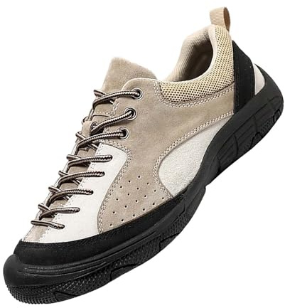 Promenadskor herr vardagsskor träningsskor utomhus vandringsskor andningsbara nät och mocka snörning vardaglig vandring skor mode klänning loafers affärer arbete kontor klänning sko