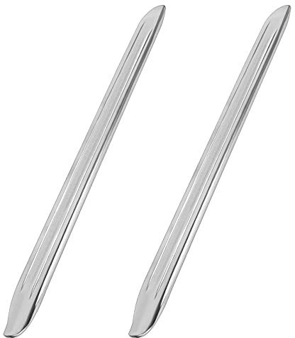 Haisheng 2 Stück Reifen Montiereisen Montierhebel Montierstange Reifen Montierhebel Kit Reifen Montierhebel Reifenmontage Werkzeug für Motorräder Fahrrad Hebel Reifen Wechseln(30.4 × 1.9cm, Silber)