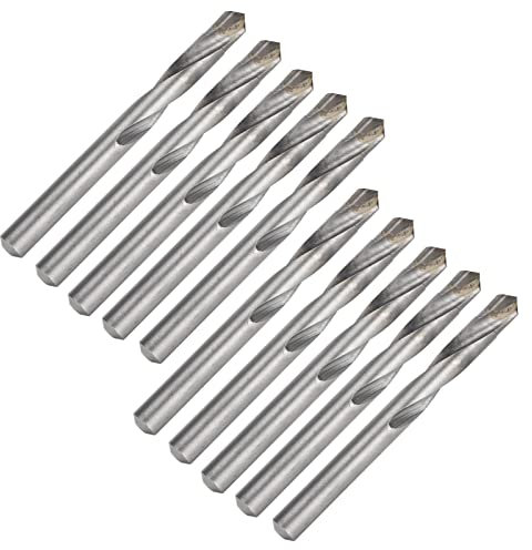 CNC Router Bits, 9mm Diameter Sufficient Flexural Strength Good Cutting Performance Straight Shank Twist Drill for Circuit Board
