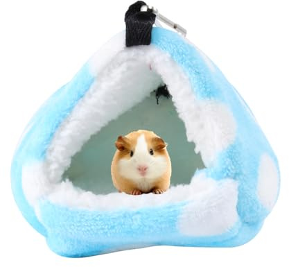 POPETPOP Guinea Pig Hammock Bed Chinchilla Bed Hedgehog Supplies Squirrel Hanging Hamster ding Ferret Cage Animal Cave Small Pet Pet Cage Hammock Warmer Bird Hut To Sleep Hug Cup