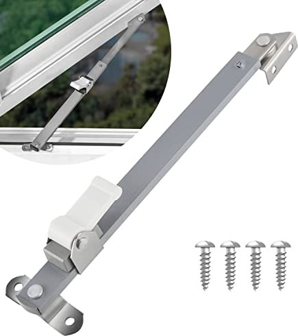 Fensterfeststeller für Kippfenster Fensterriegel Kipp-Regler für Fenster Metall Fensterstopper Fenster Kipp Regler - Fensterriegel zur Fixierung des Öffnungswinkels von Fenstern