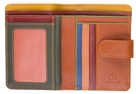 mywalit - Leder Damen Geldbörse - medium 10 C/C Wallet w/Zip Purse - 390-169 - Lucca