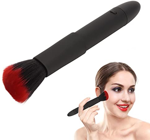 Pennello Per Trucco Elettrico, Pennello Per Massaggio a Vibrazione a 10 Ingranaggi, Funziona con Fondotinta, Correttore O Fard, Pennello Per Cipria in Polvere Regolabile Ricaricabile Per Contouring, I