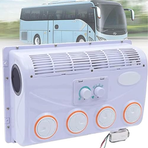 TsoLAY 12V 24V RV-Klimaanlage, DC-Klimaanlage, 5-stufige Temperatureinstellung für Autos, LKWs, Wohnmobile, Wohnmobil-Klimaanlage, intelligente Frequenzumwandlung + Fernbedienung-24V