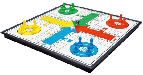 POFET Magnetic Folding Travel Board Game Set, Portable Classic Strategy Game Set