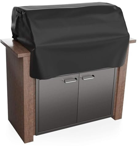 Housse De Barbecue - Housse De Protection pour Barbecue À Gaz, Housse Barbecue Exterieur, Anti-UV Bache Barbecue Exterieur Protection, Housse pour Barbecue Exterieur avec Sac De Rangement