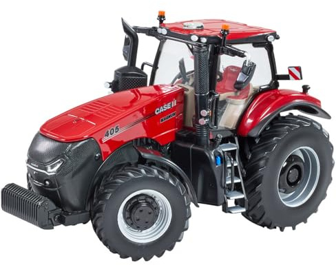 Britains, CASE MAGNUM 405 Tractor Model, Die-Cast Farm Toy, 1:32 Scale Agricultural Vehicle, Realistic Steering And Hitch, Compatible With Farm Accessories, Durable Build, Collector's Replica
