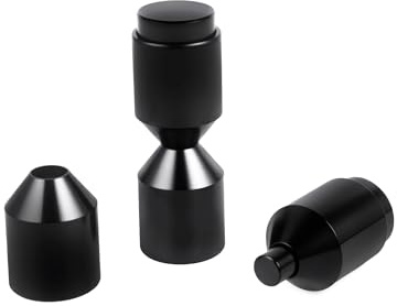 CNRAQR Flange Two Hole Pins with Magnetic 5/16 to 7/8 Two Hole Alignment Pins Industrial Iron No Thread Design Detachable Flange Double Hole Pins 2PCS