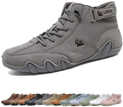Générique Vogldeck Confort chaussures orthopédiques for homme femme, Chaussures Imperméables et Respirantes, Chaussures de Marche Minimalistes Légères pour Randonnée, Travail et Quotidien(gris,44 EU)